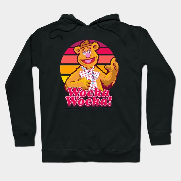 Wocka Wocka Fozzie Bear Muppets Hoodie by VIQRYMOODUTO